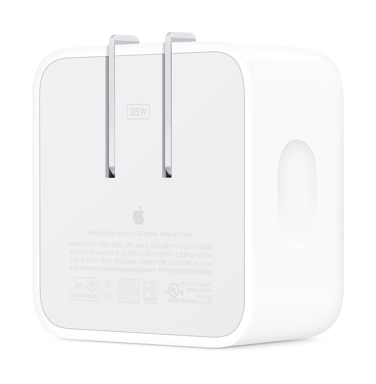 35W Dual USB-C Port Compact Power Adapter