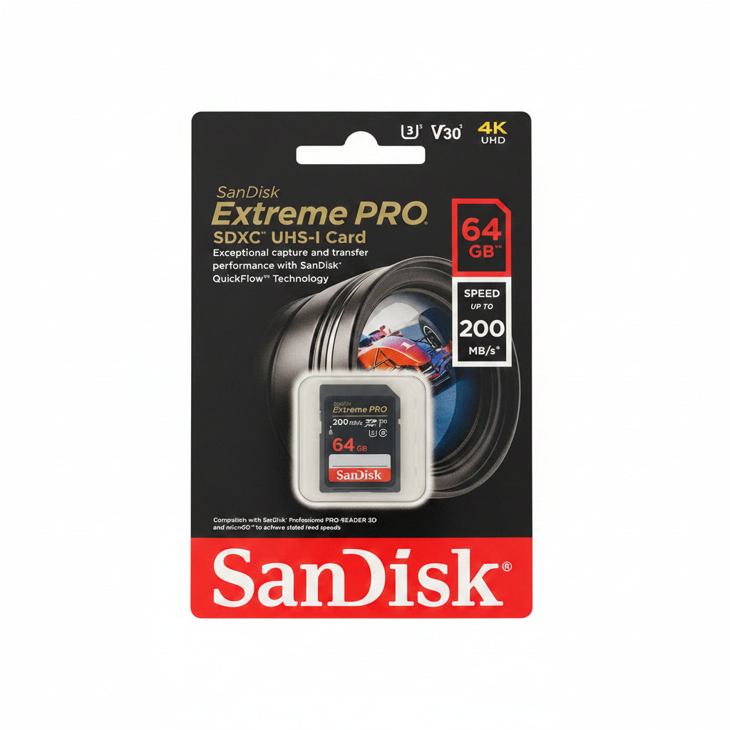 SanDisk Extreme Pro SDXC UHS-I Card - 64 G