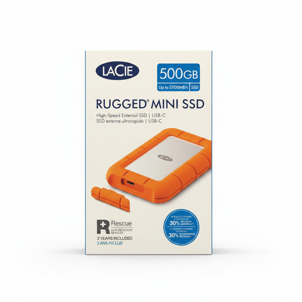 Rugged Mini SSD USB-C - 500GB
