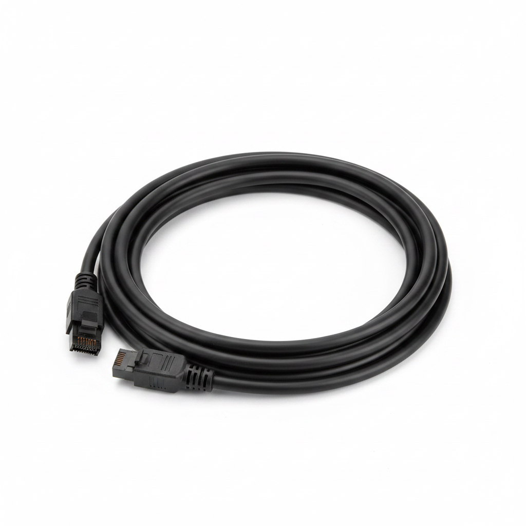 Ethernet Cat5e - Black - 15Ft