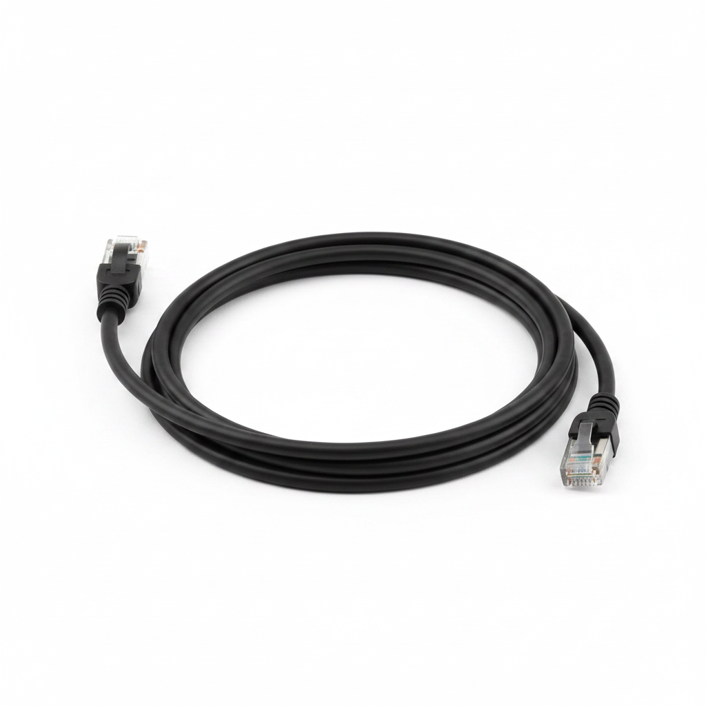 Ethernet Cat5e - Black - 10Ft