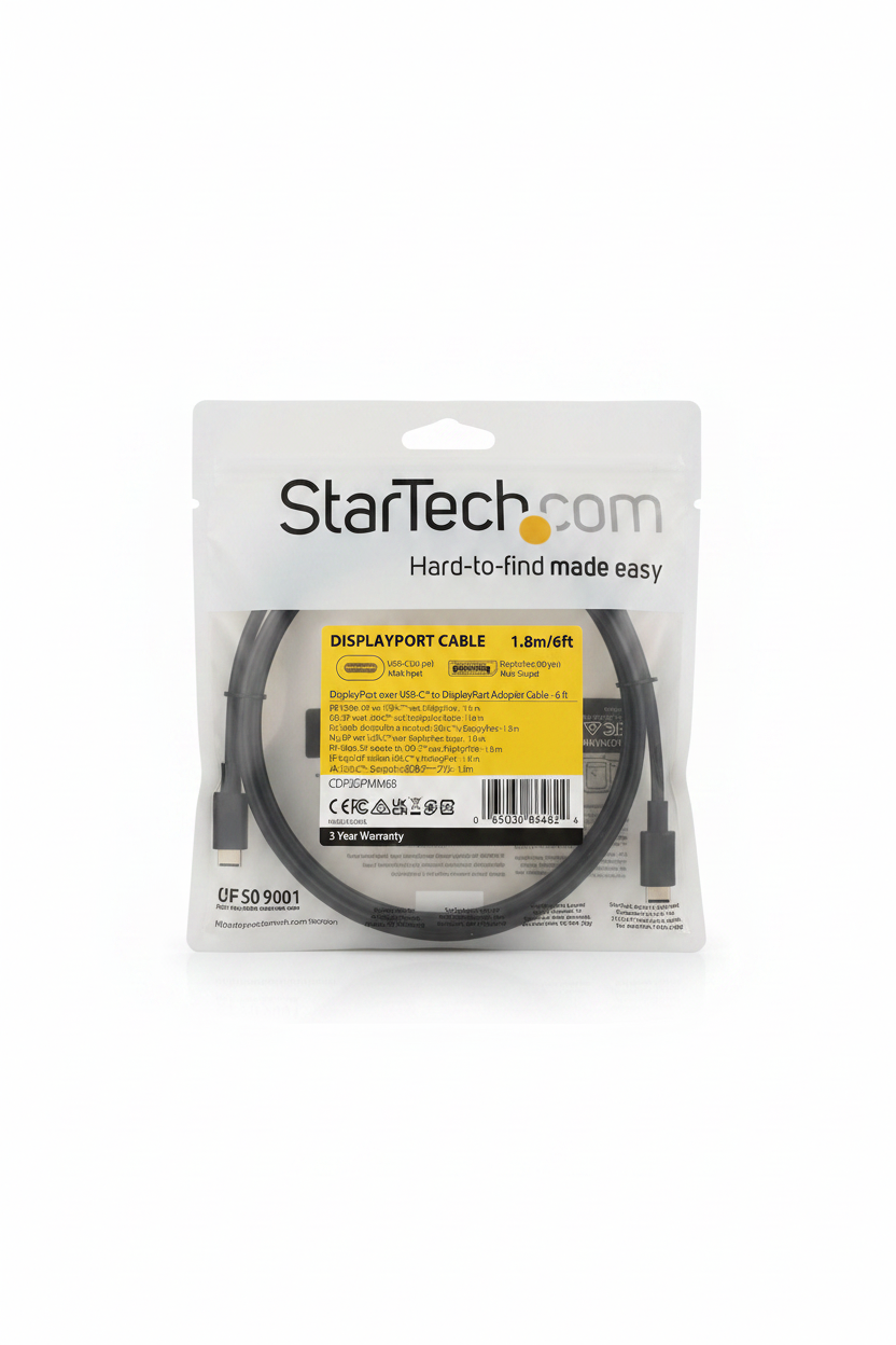 DisplayPort over USB-C to DisplayPort M/M - 6Ft
