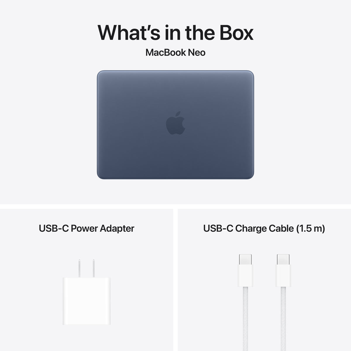 MacBook Neo: 8GB Memory, 512GB Storage - Indigo