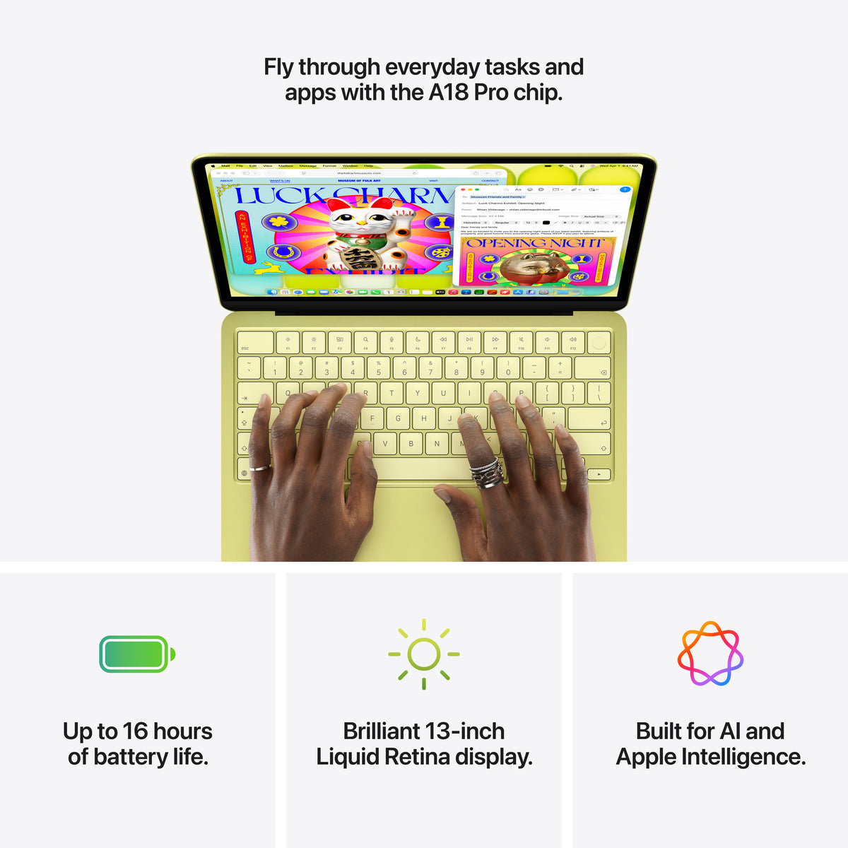 MacBook Neo: 8GB Memory, 512GB Storage - Indigo