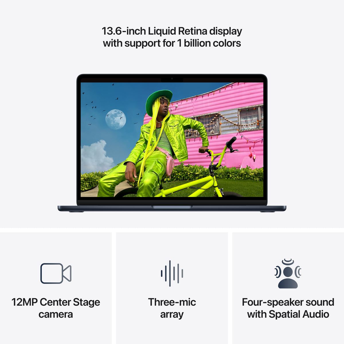 MacBook Air 13 Midnight - 16GB RAM, 512GB Storage