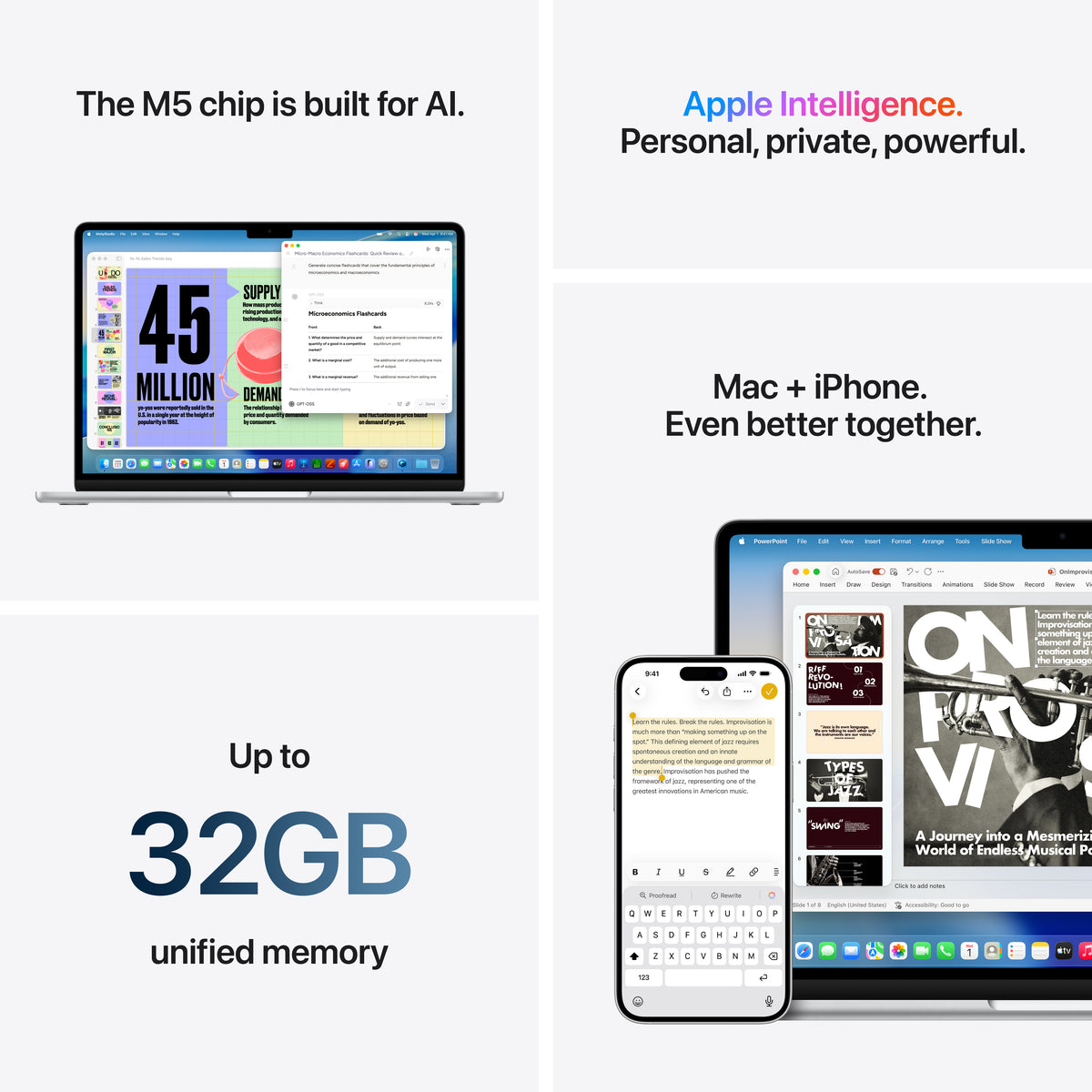 MacBook Air 13 - Sky Blue - 16GB RAM, 512GB Storage