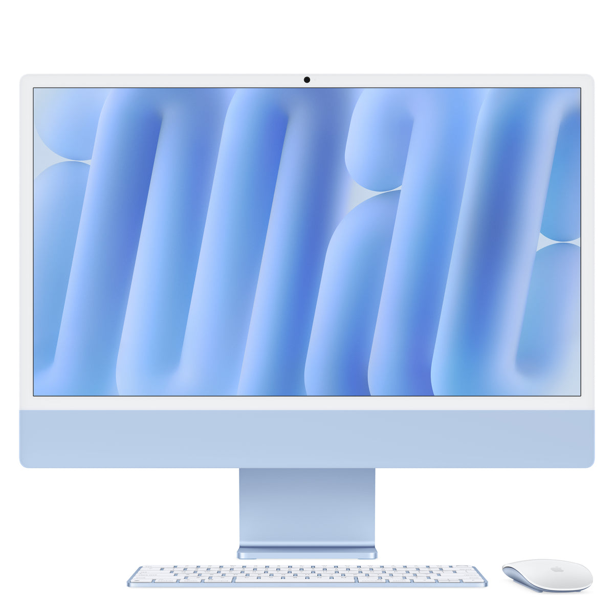 iMac with Apple M4 Chip - Blue - 16GB RAM, 256GB Storage